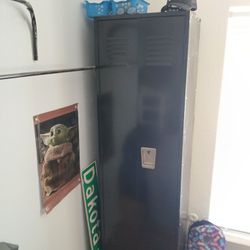 Locker. Man Cave Or Boy Teen. School Locker