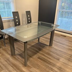 Glass Dining Room Table 