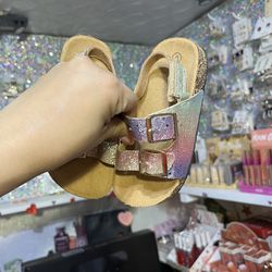 Cute little girl sandals/ new never worn/ size 9C/ firm on the price