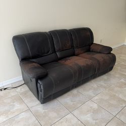 FREE Couch, Three Seater, Reclining Perfectly