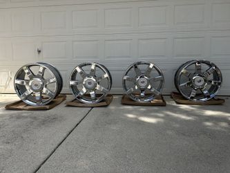 Chrome OEM 22” Rims Set of 4 Cadillac Escalade