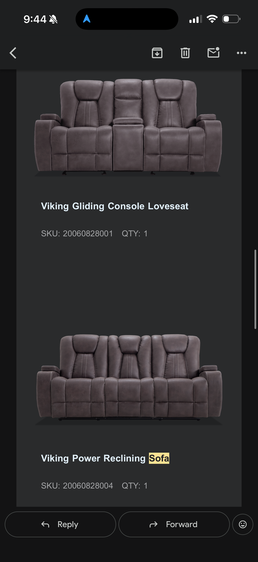 Viking Sofa Set