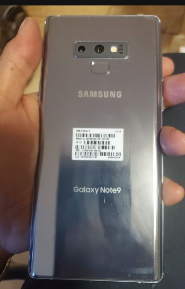 samsung galaxy note 9 unlocked excellent condition
