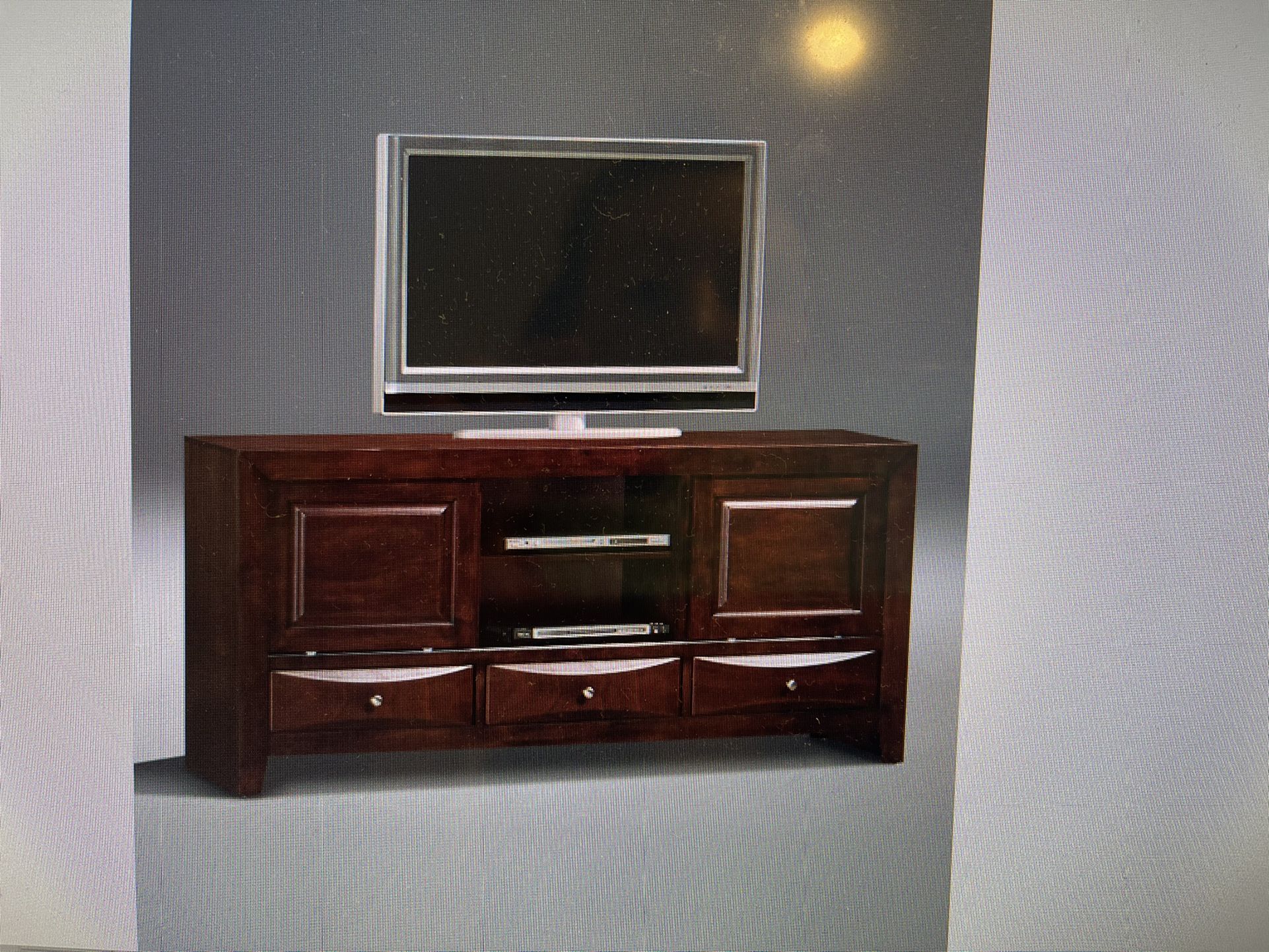 MODERN NEW EMILY MERLOT TV STAND ON SALE ONLY $349. IN STOCK SAME DAY DELIVERY 🚚