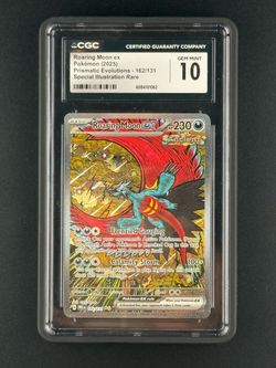 Pokémon Roaring Moon EX 162/131 Prismatic Evolutions SIR – CGC Gem Mint 10