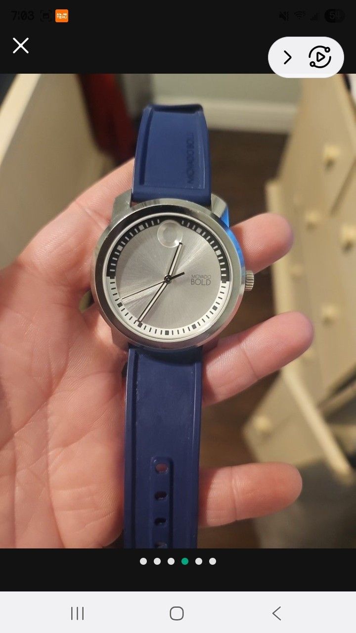 Movado Watch Men's Nwt
