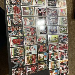 42 Modern Topps Los Angeles Angels Baseball Cards With Several Ohtani & Mike Trout Cards