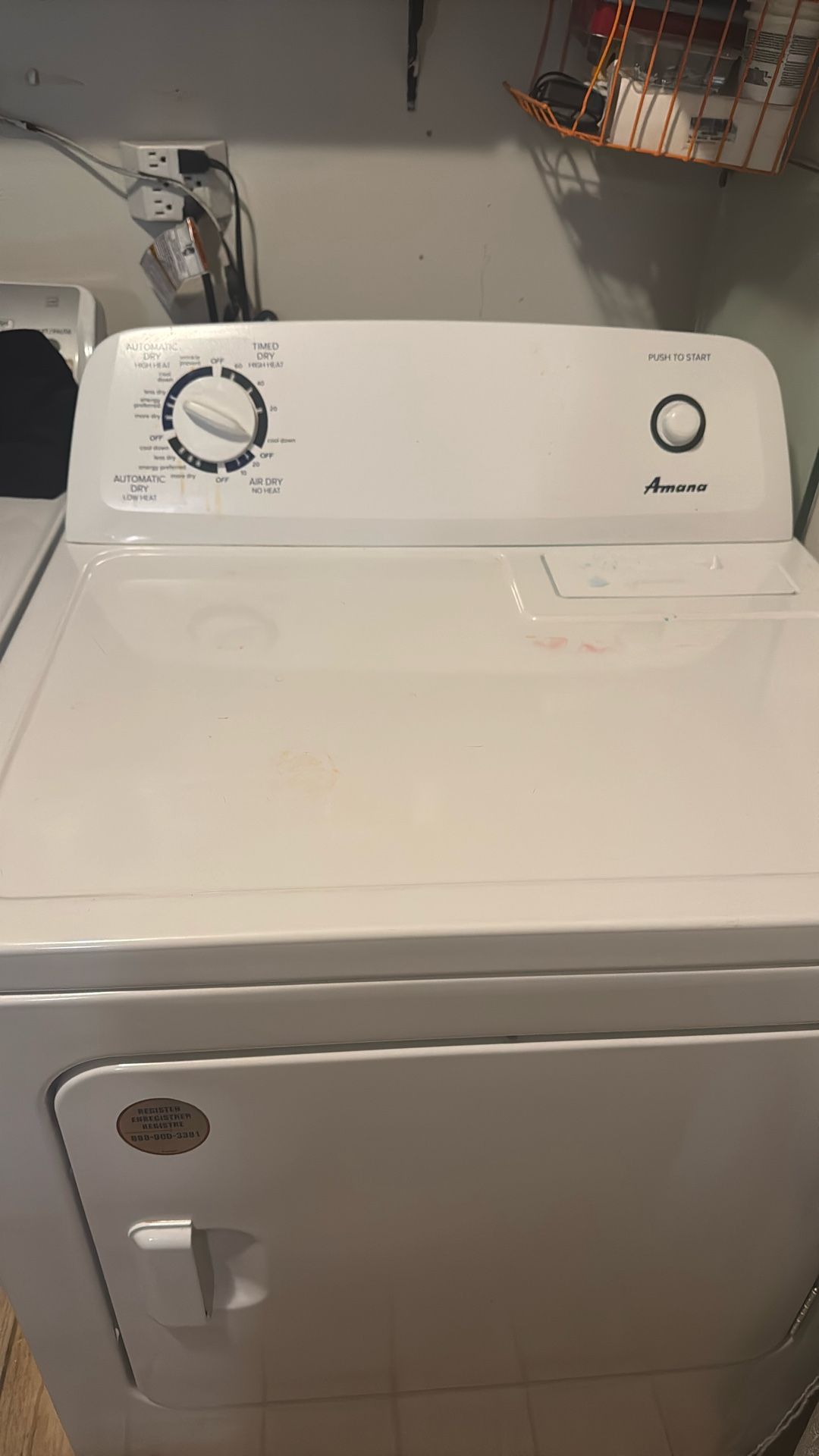 Amana Dryer