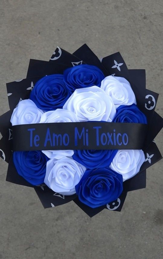 Te Amo Mi Toxico Eternal Rose Bouquet Rosas Eternas