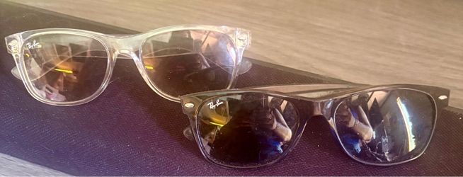 Two pairs of Ray Ban sunglasses