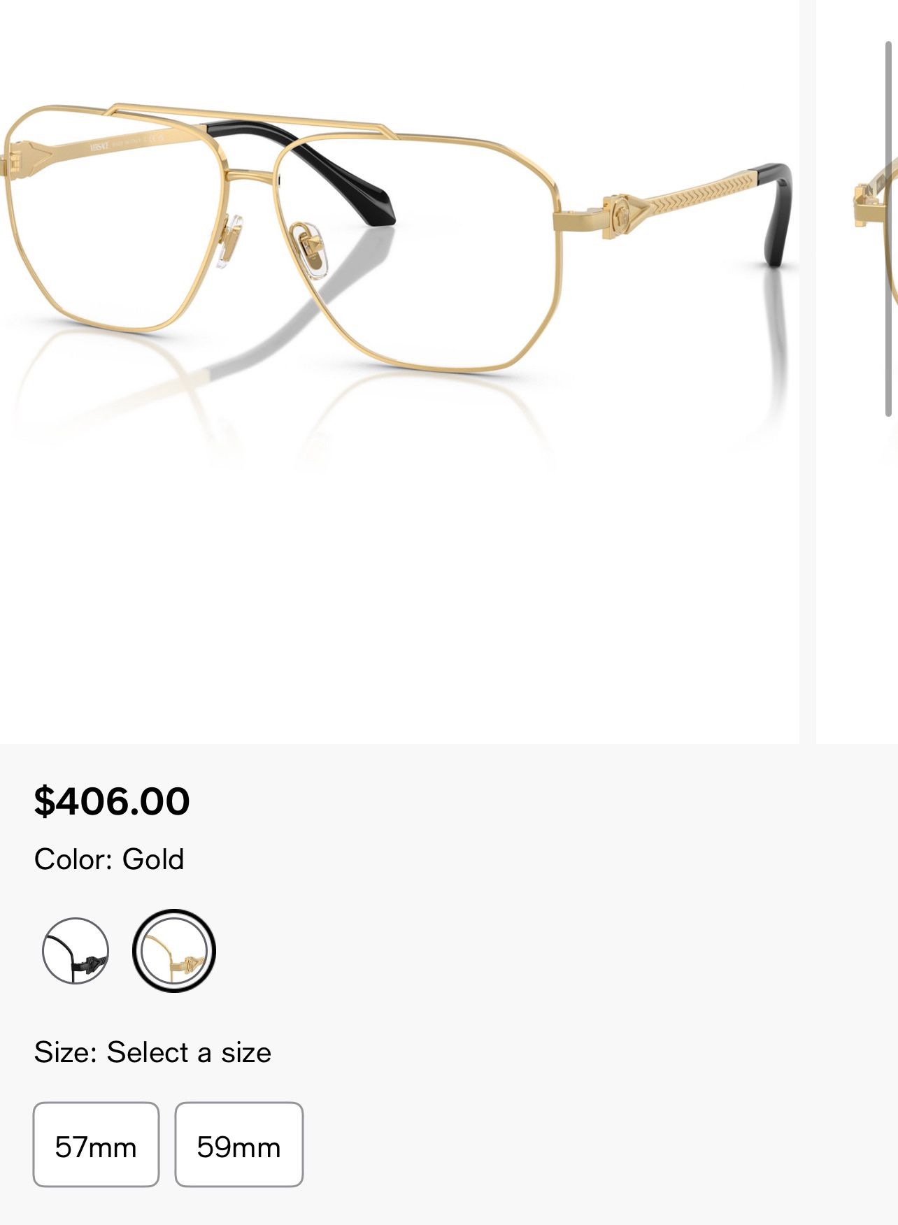 Versace Glasses Macy's Brand New!!!!