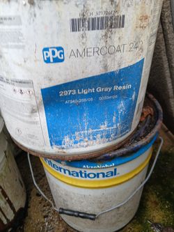 Ppg Industrial Paint,light Gray Resin