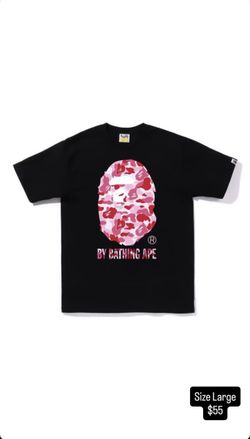 Bape Tshirt Black and Pink