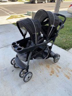 Duel baby stroller