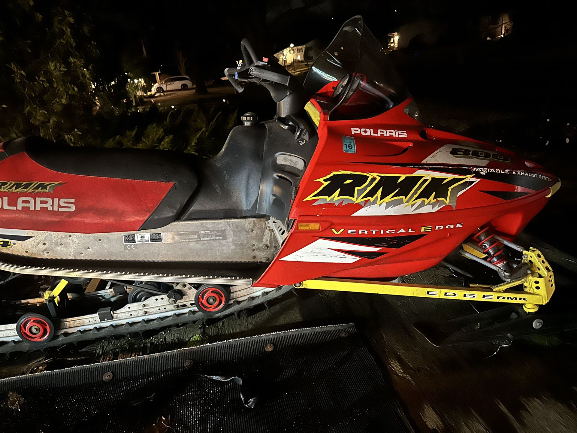 Polaris 800 snowmobile