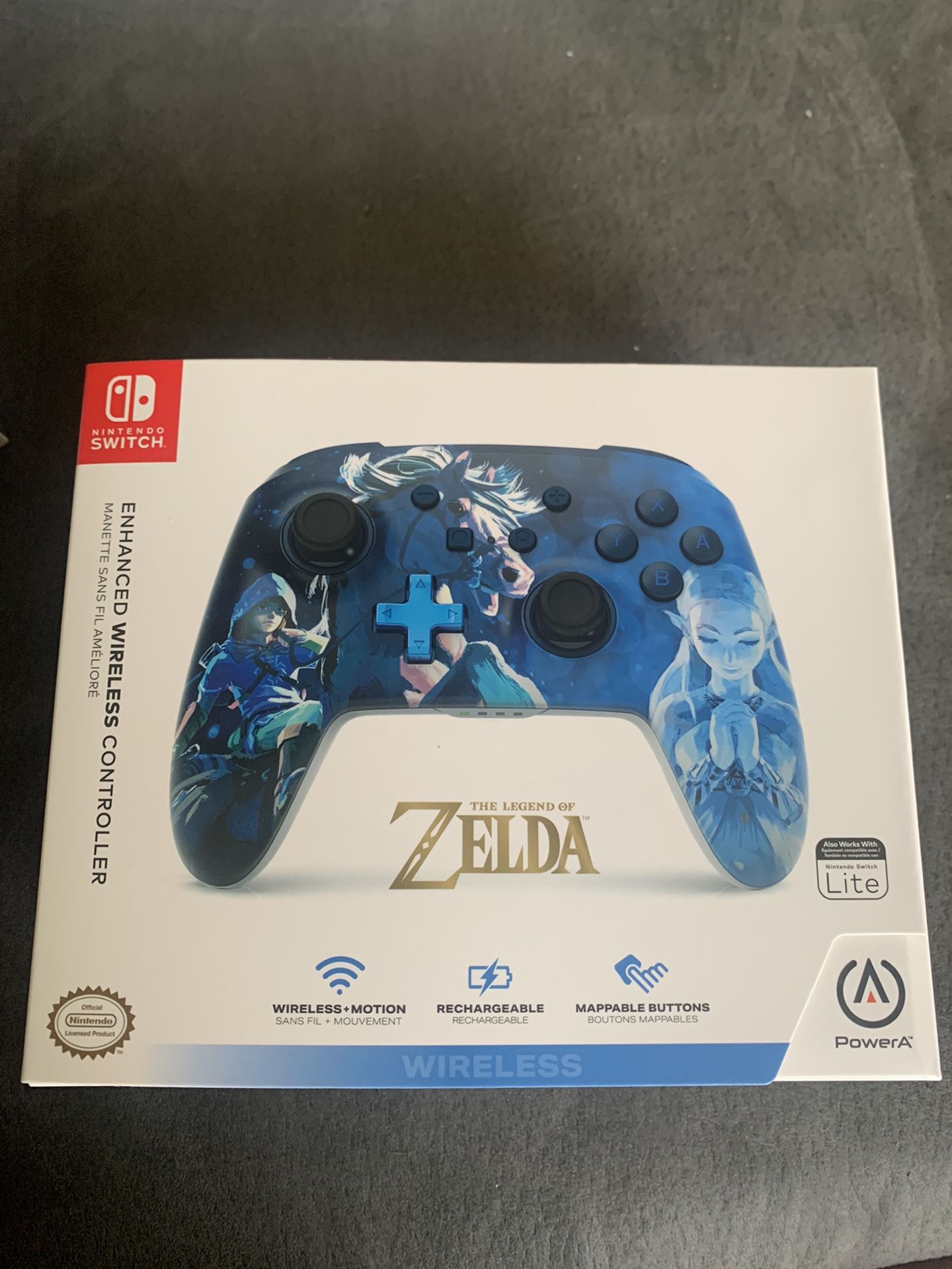 Nintendo Switch Controller Wireless Zelda Edition New