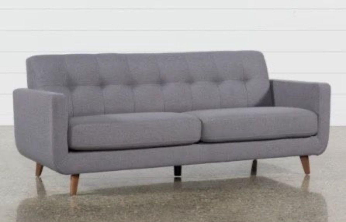 Midcentury Modern Sofa And Love Seat Set