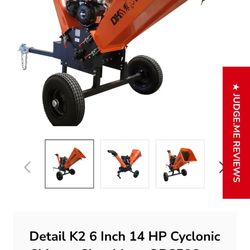 Detail K2 6 Inch 14 HP Cyclonic Chipper Shredder - OPC506  Wood Chopper