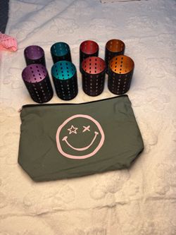 Dom Dom Hair Rollers Set with Pouch