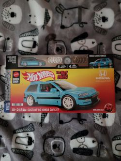 Hot Wheels The Hot Ones Custom '90 Honda Civic EF Building Set