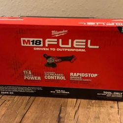 Milwaukee Grinder 18V Slide Switch 5 Speeds Electrical Stop Fuel Brushless