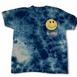 MJ Ultra Smiley Face- Cannabis Tie Dye T Shirt XXL  Measurements > Pit to pit: 23in Length: 30 1/2in   #MJ #MJUltra #SmileyFace #merch #420