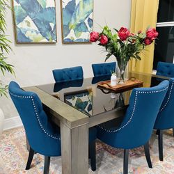 Dining Table With 6 Chairs Luxury 