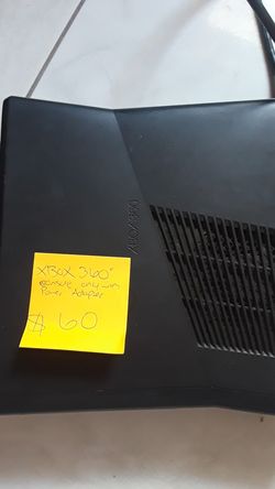 XboX 360 Black with Power Adapter