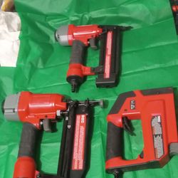 Craftsman Air compressor And One 18 Gage Nail Gun And One 16 Gage Naile Gun