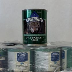 Blue Wilderness Duck & Chicken Adult Canned Wet Dog Food - 12 Cans