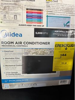 Midea 5,000 BTU Mechanical Window Air Conditioner brand new never been used starting price  willing to do 100