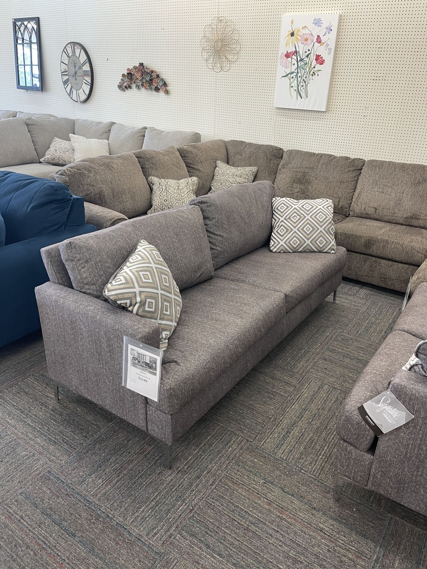 Ashley Living Room Set, Sofa and Loveseat