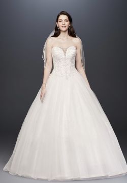 Ball gown wedding dress & veil