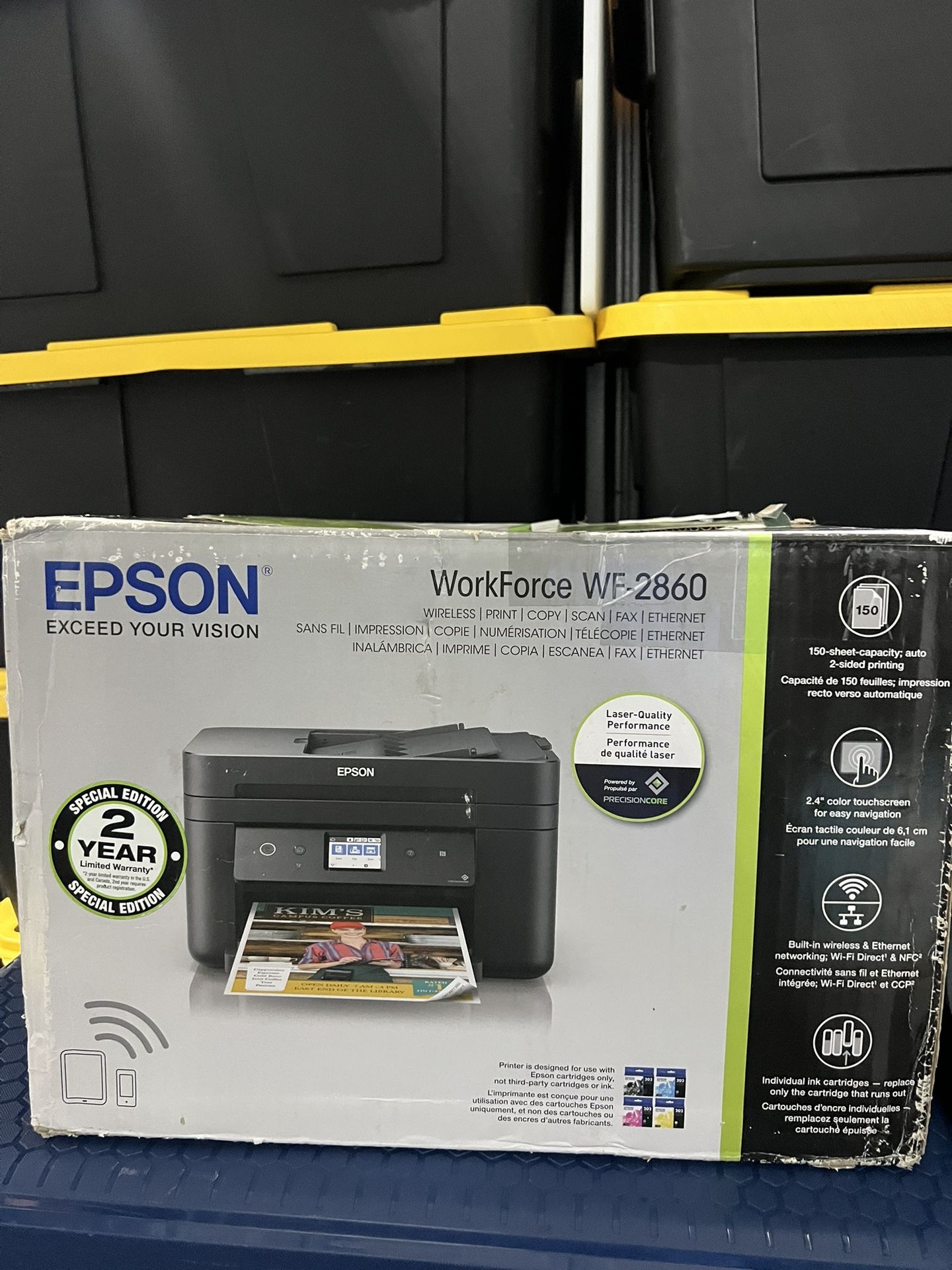 EPSON® EXCEED YOUR VISION WorkForce WF-2860