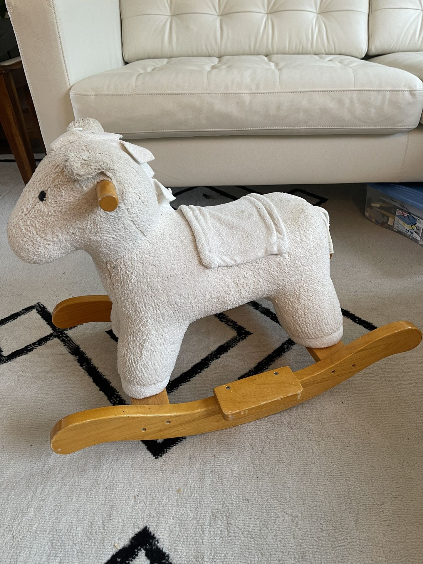 Pottery Barn Plush Rocker, Rocking Horse