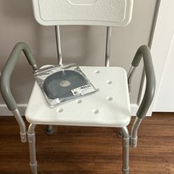 Shower Chair And Shower Foot Ankle Calf Protector 