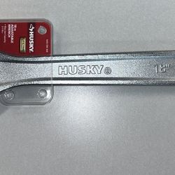 Husky 18” Adjustable Wrench