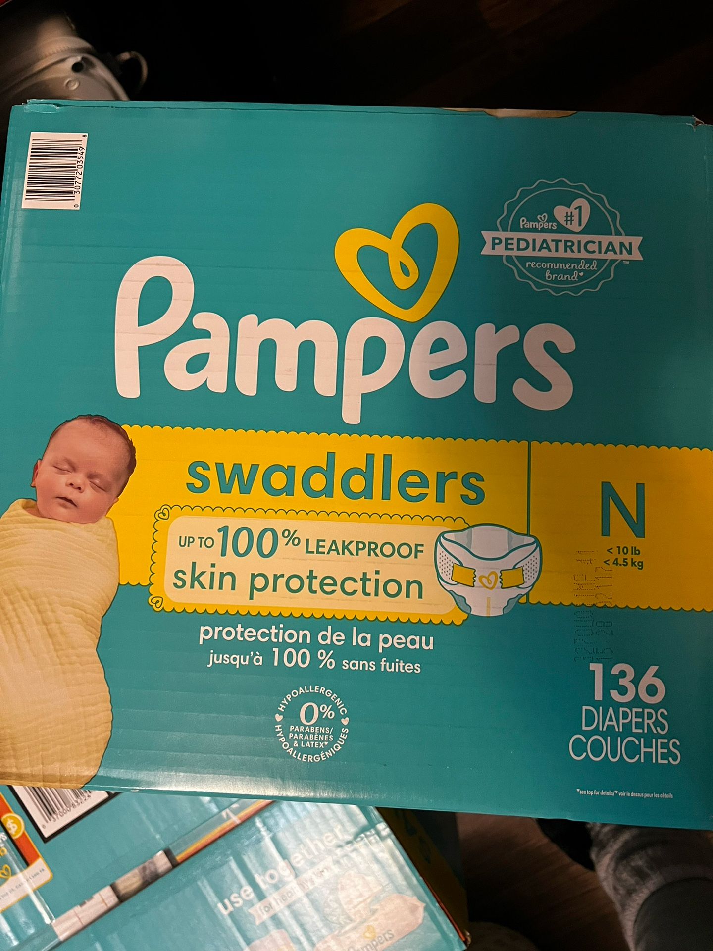Pampers Newborn Size 136 Ct
