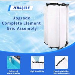 Brand: Zemuquan . Complete Element Filter Grid Assembly Compatible with Pentair Fns Plus 60 Sq Ft Pool and SPA D.E Filte