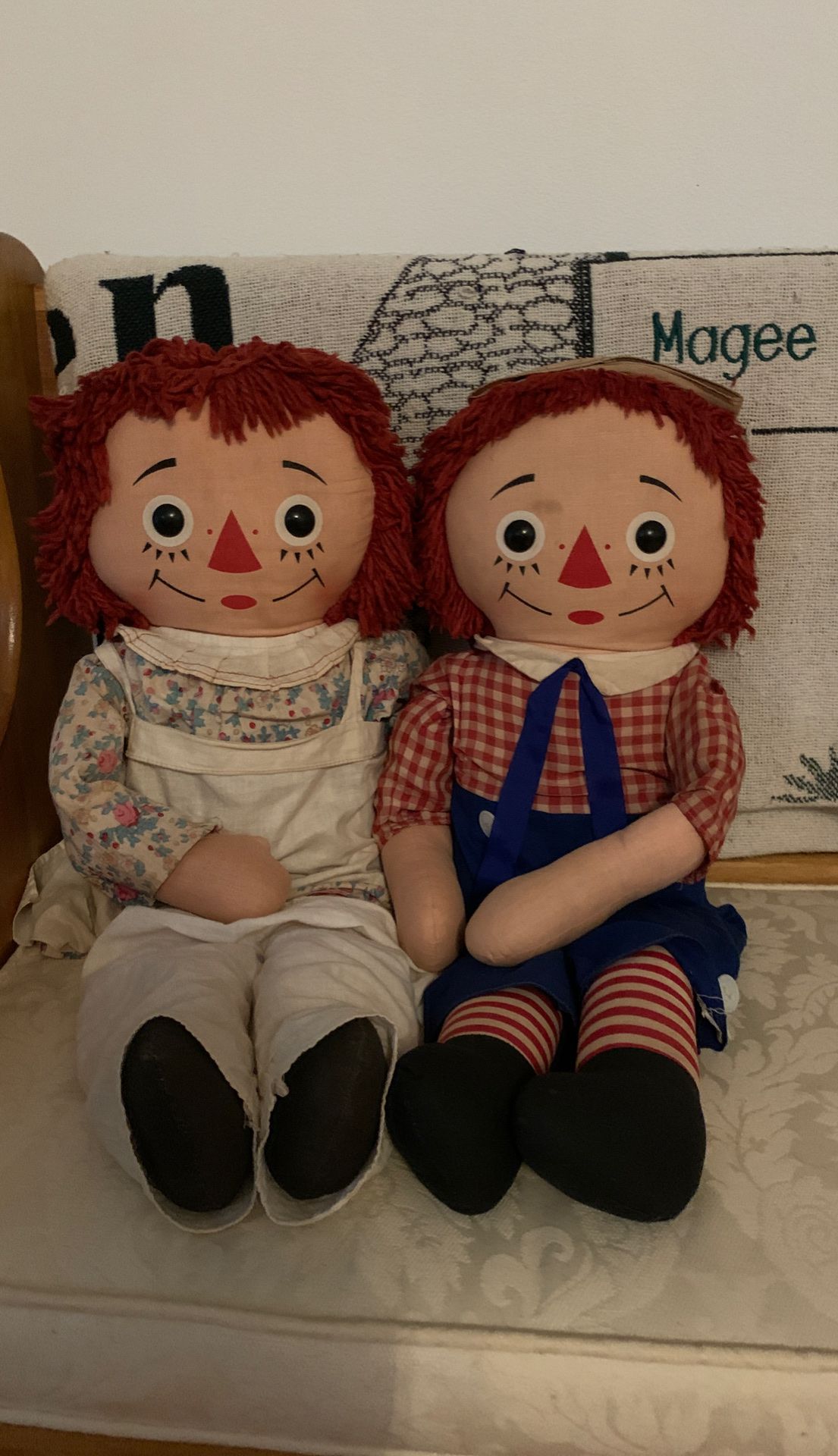 Vintage Raggedy Ann and Andy