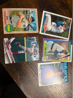 Topps baseball cards
