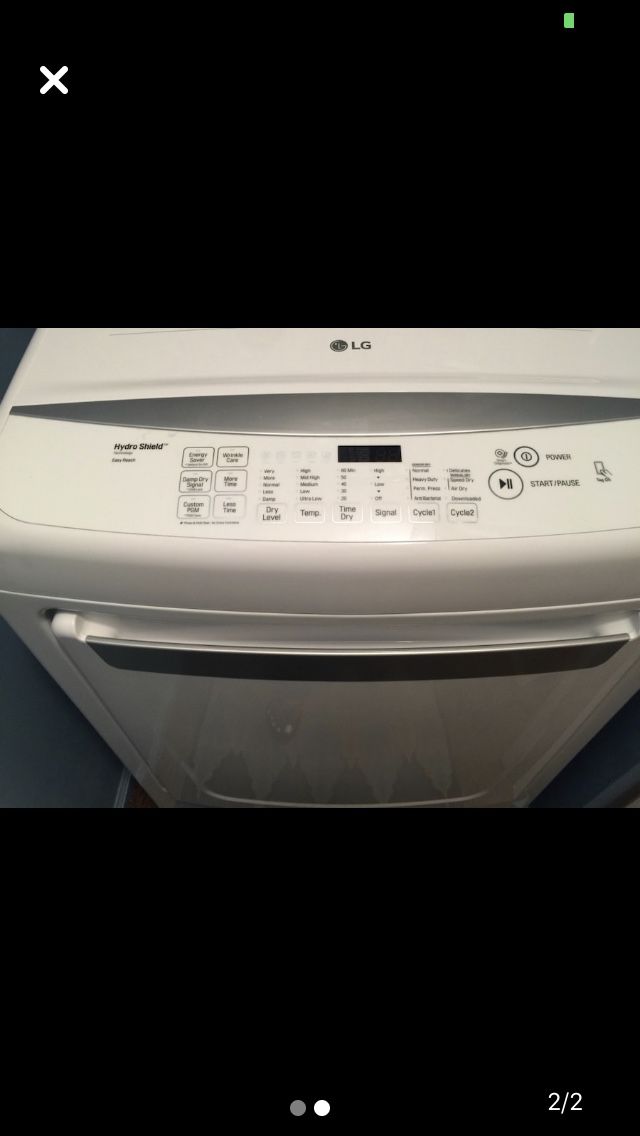 LG Washer & Dryer (White)