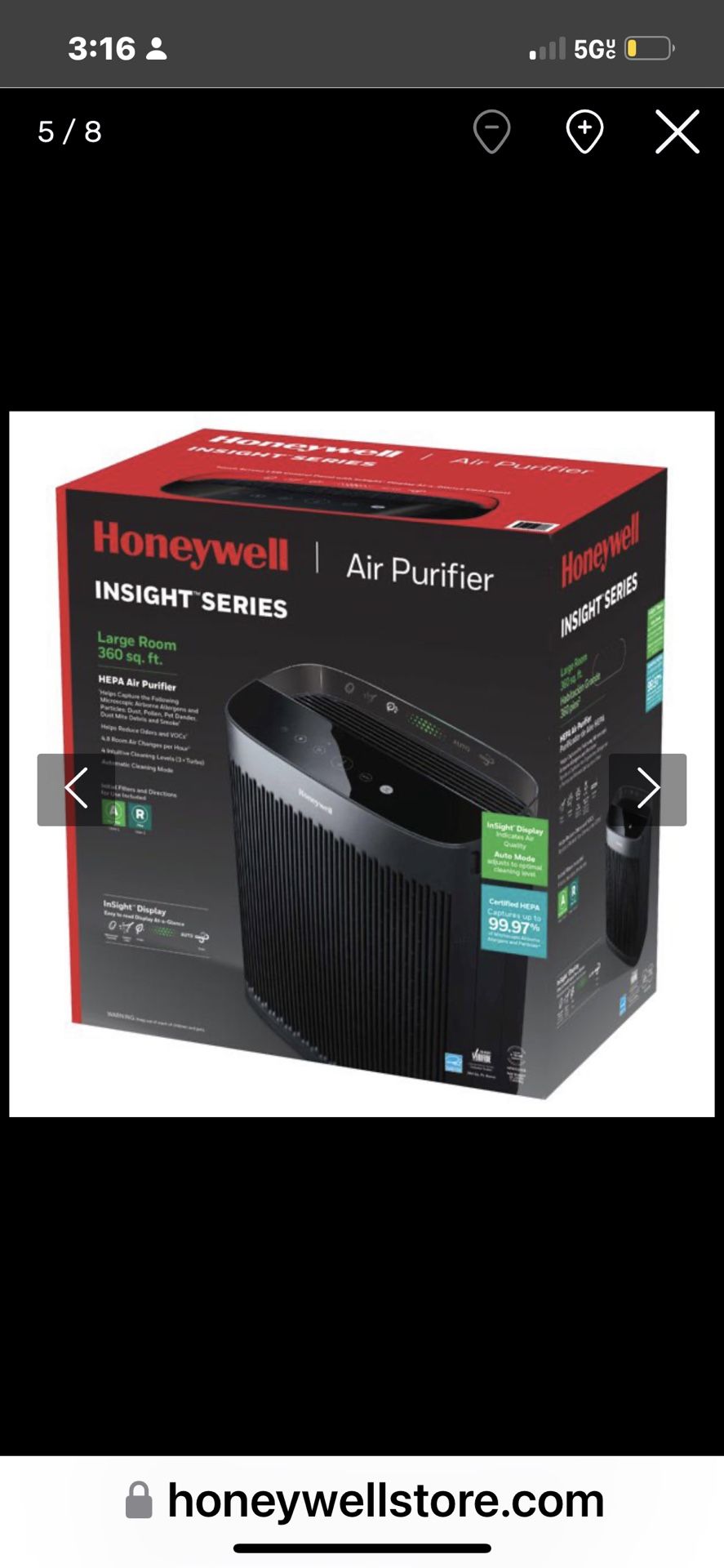 New - Honeywell HEPA Air Purifier  