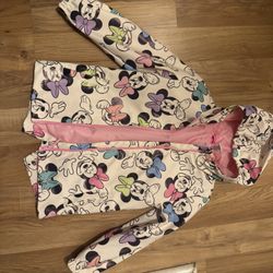 Minnie Mouse Rain Coat Size 6/7