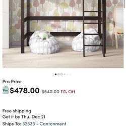 Twin Loft Bed 