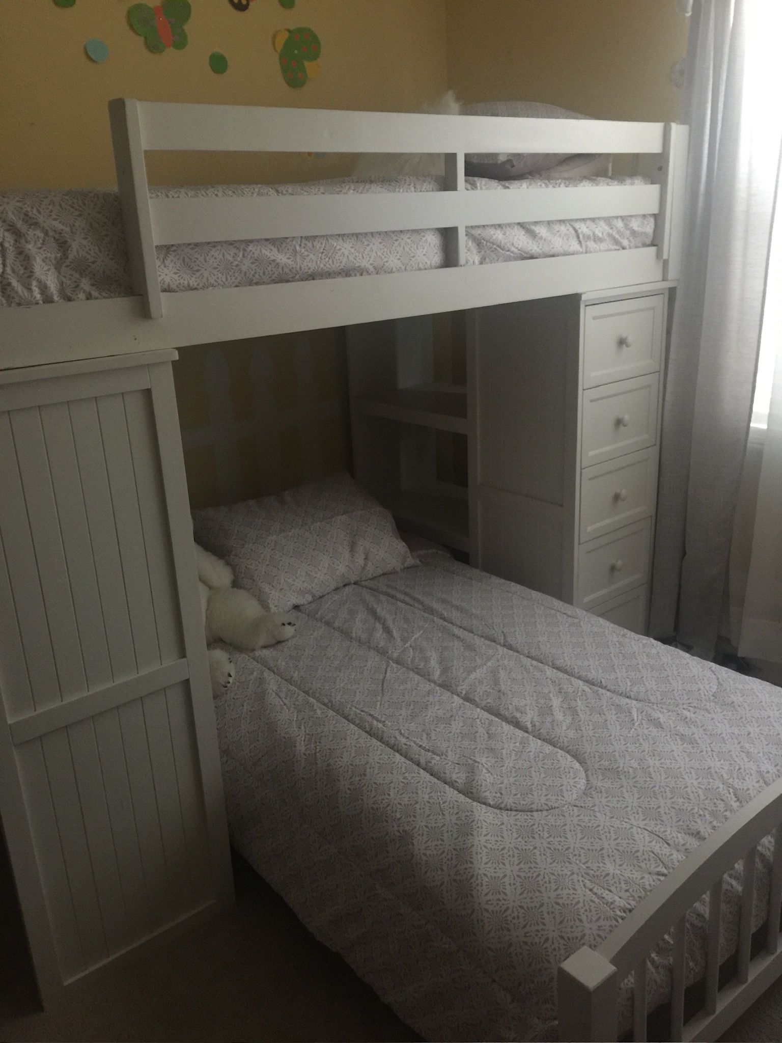 Pottery Bunk bed W Desk