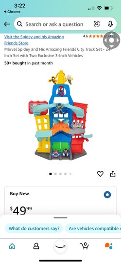 Marvel Spidey Car Track Toy 