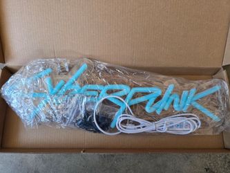 New Cyberpunk led neon sign usb powered