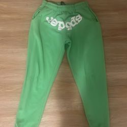 Green WORLDWIDE Sp5der sweatpants