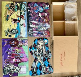 3D Puzzles 4 Monster High 2013 Mattel Size 14.5”x21.5”